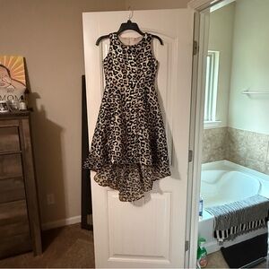 Leopard Print Kids Dress
